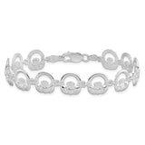 Sterling Silver Claddagh Bracelet