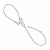 Sterling Silver Infinity Bracelet