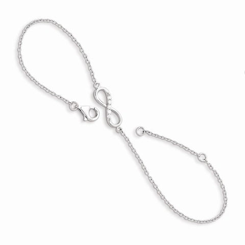 Sterling Silver Infinity Bracelet