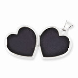 Sterling Silver Small Heart Shaped Locket