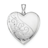 Sterling Silver Heart Shaped Locket